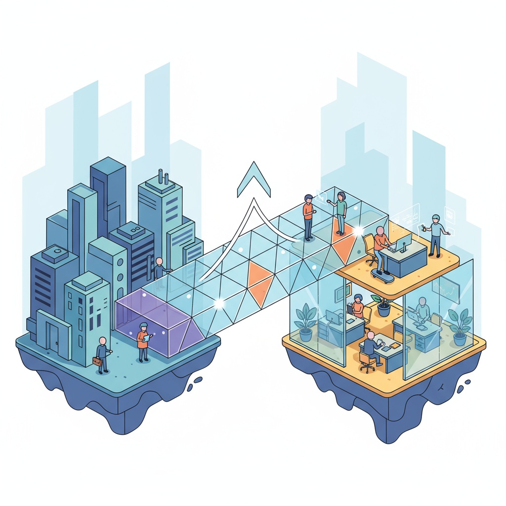 FinTech bridging banking crypto
